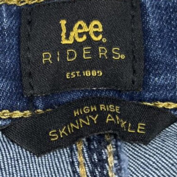 Lee Jeans High Rise Skinny Ankle Size 18 - Picture 7 of 9